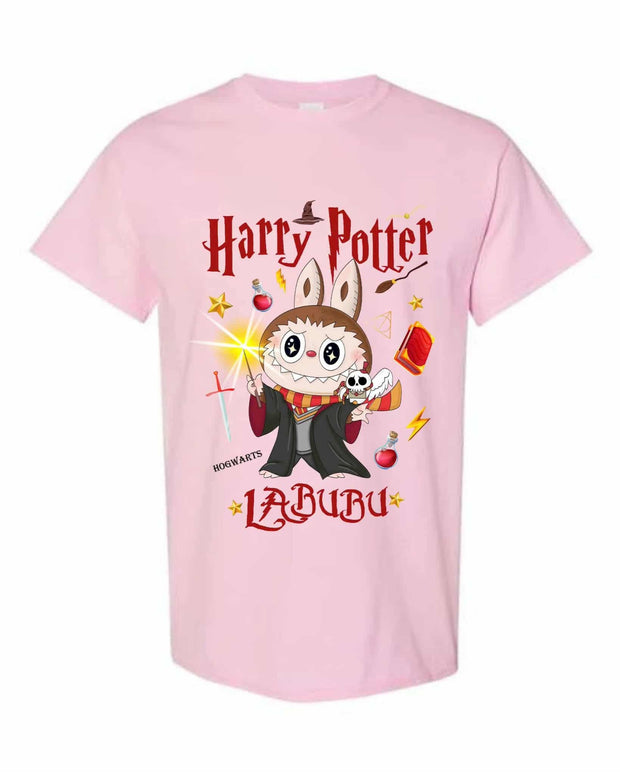 [Kid size] Harry Potter Labubu  T-Shirt – Cute Wizard Graphic Tee, 100% Cotton