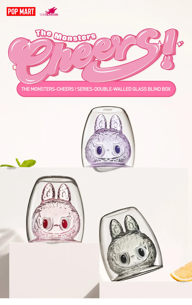 THE MONSTERS-CHEERS ! SERIES-Double-walled Glass Blind Box [pre order]
