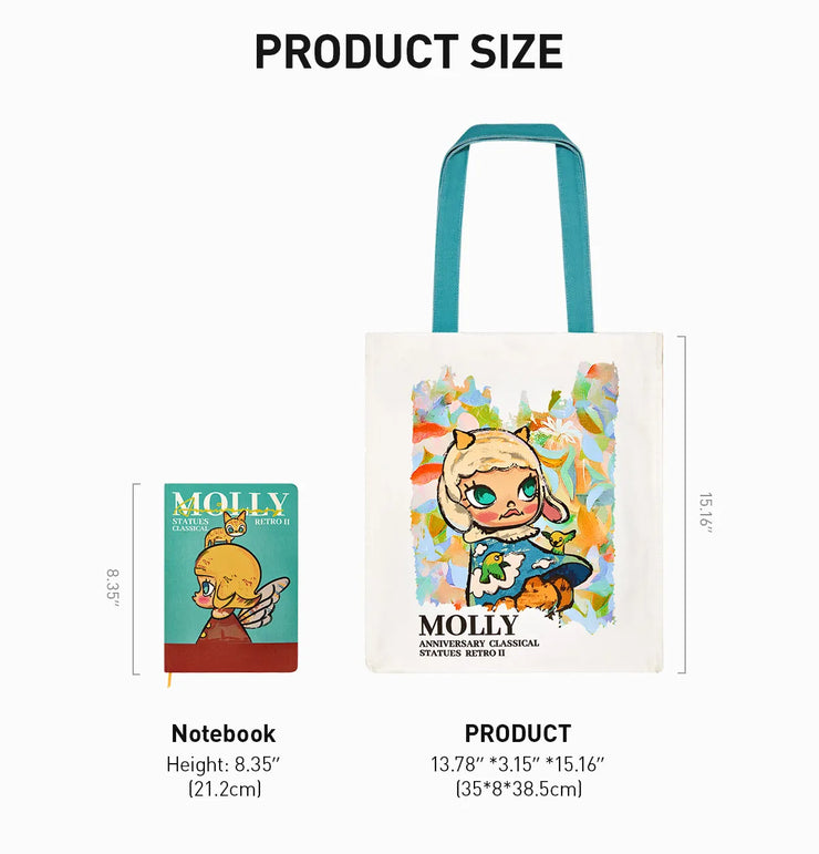 [pre order] MOLLY Anniversary Statues Classical Retro 2 Series-Canvas Bag