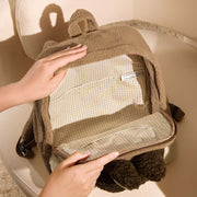 Classic Bag Series-LABUBU Berber Fleece Backpack (Brown) [Pre Order]