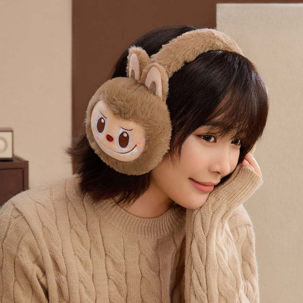 [pre order] Warm Fluffy Holiday Series- LABUBU Plush Earmuffs