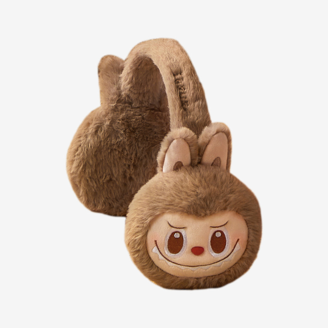pre order] Warm Fluffy Holiday Series- LABUBU Plush Earmuffs