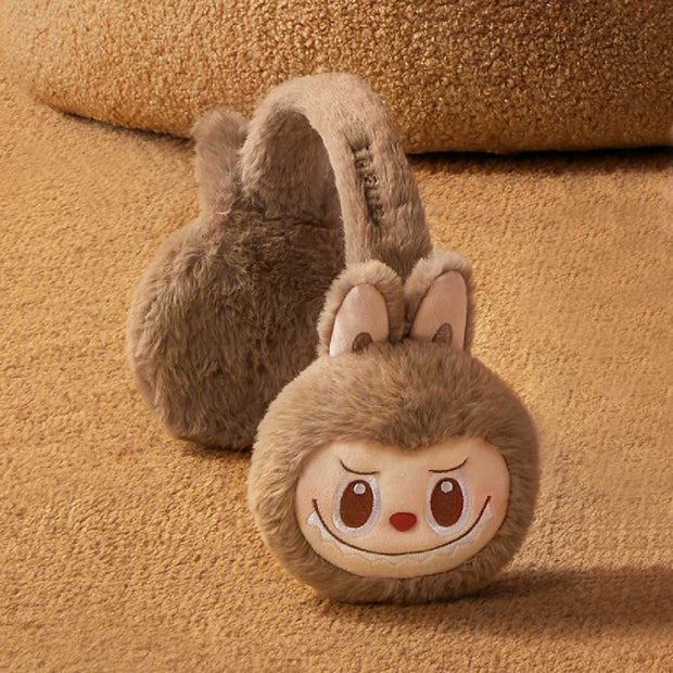 [pre order] Warm Fluffy Holiday Series- LABUBU Plush Earmuffs