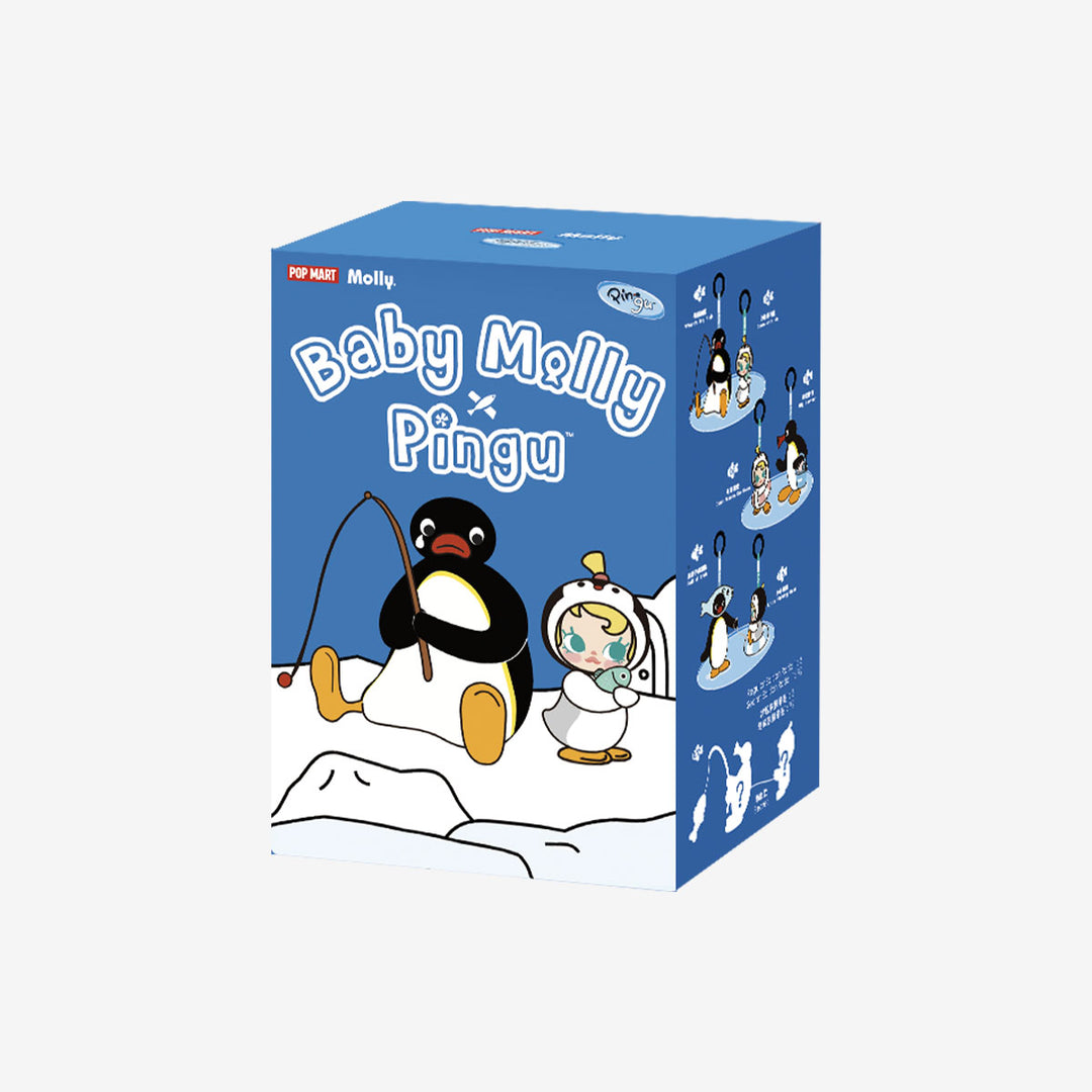 Baby Molly × Pingu Happy Fishing Series-Vinyl Plush Pendant