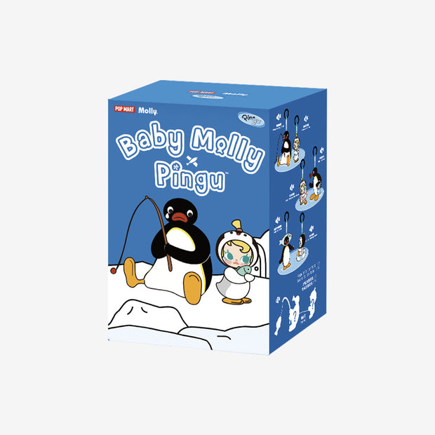 Baby Molly × Pingu Happy Fishing Series-Vinyl Plush Pendant Blind Box [pre order]