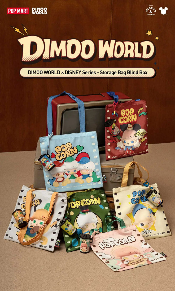 DIMOO WORLD × DISNEY Series-Storage Bag Blind Box Pre order