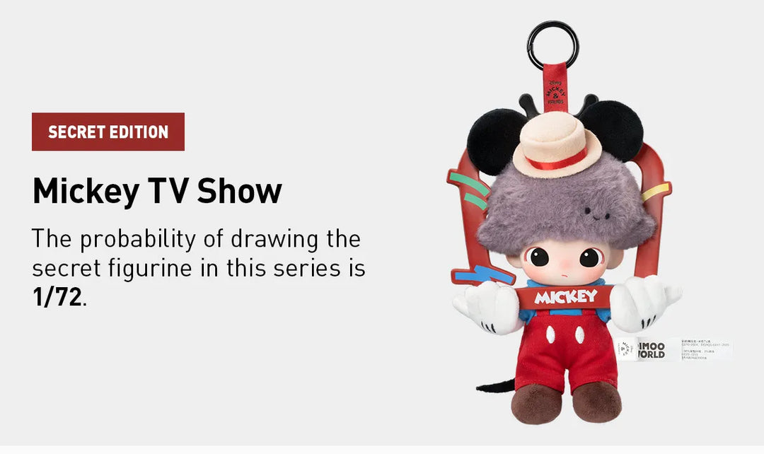 DIMOO WORLD × DISNEY Series-Mickey Vinyl Plush Bag pre order