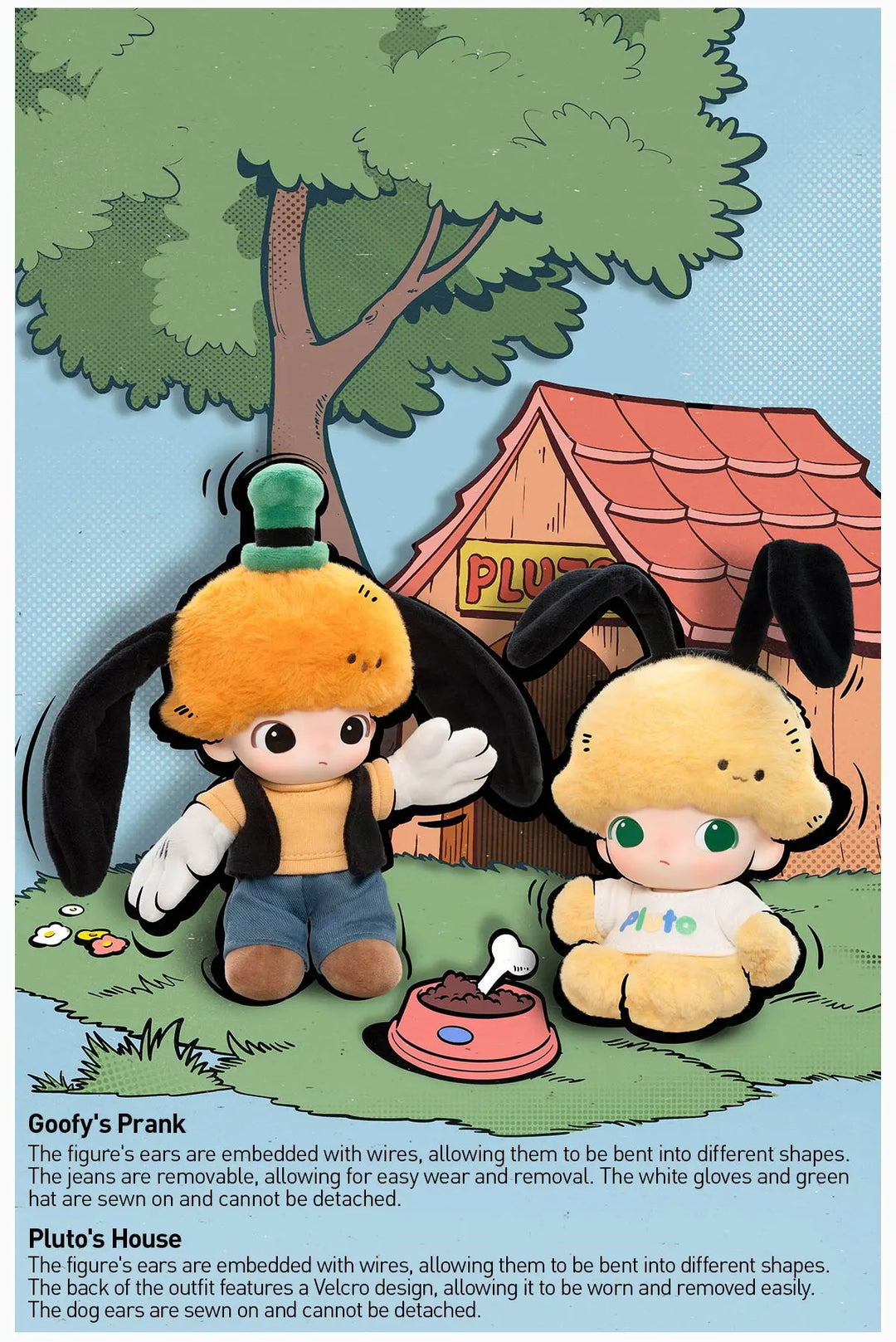 DIMOO WORLD × DISNEY Series-Vinyl Plush Keychain Blind Box Pre