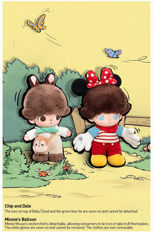 DIMOO WORLD × DISNEY Series-Vinyl Plush Keychain Blind Box Pre order