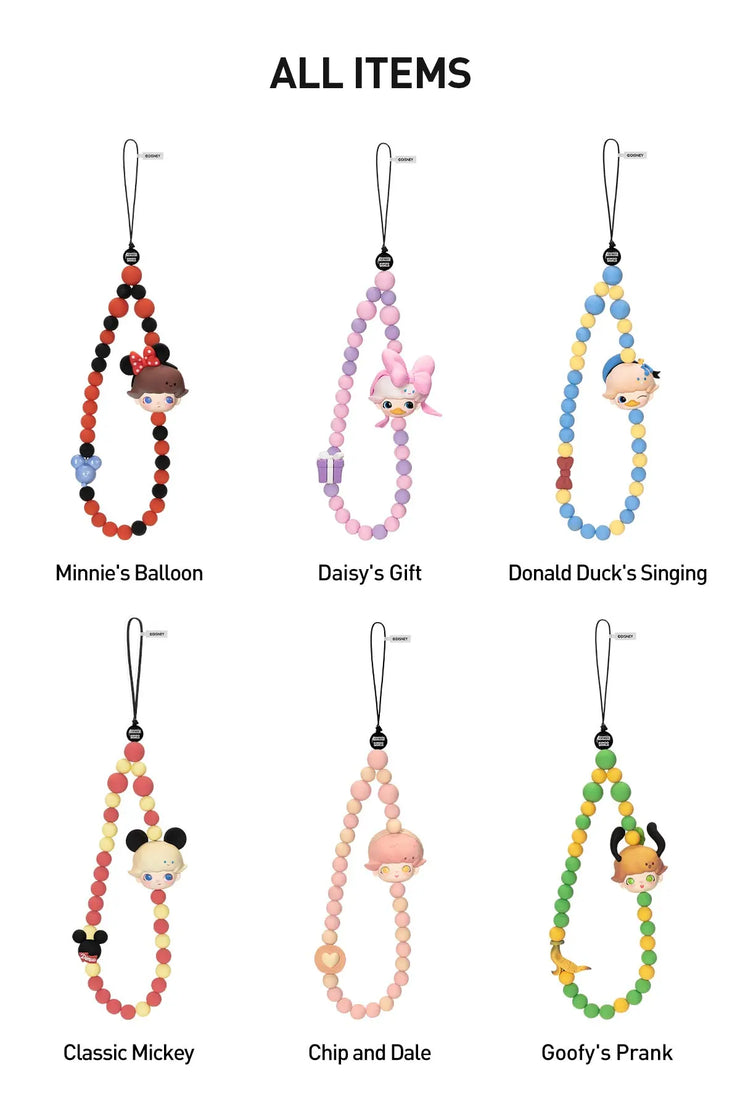 DIMOO WORLD × DISNEY Series - Phone Charm Blind Box Pre Order