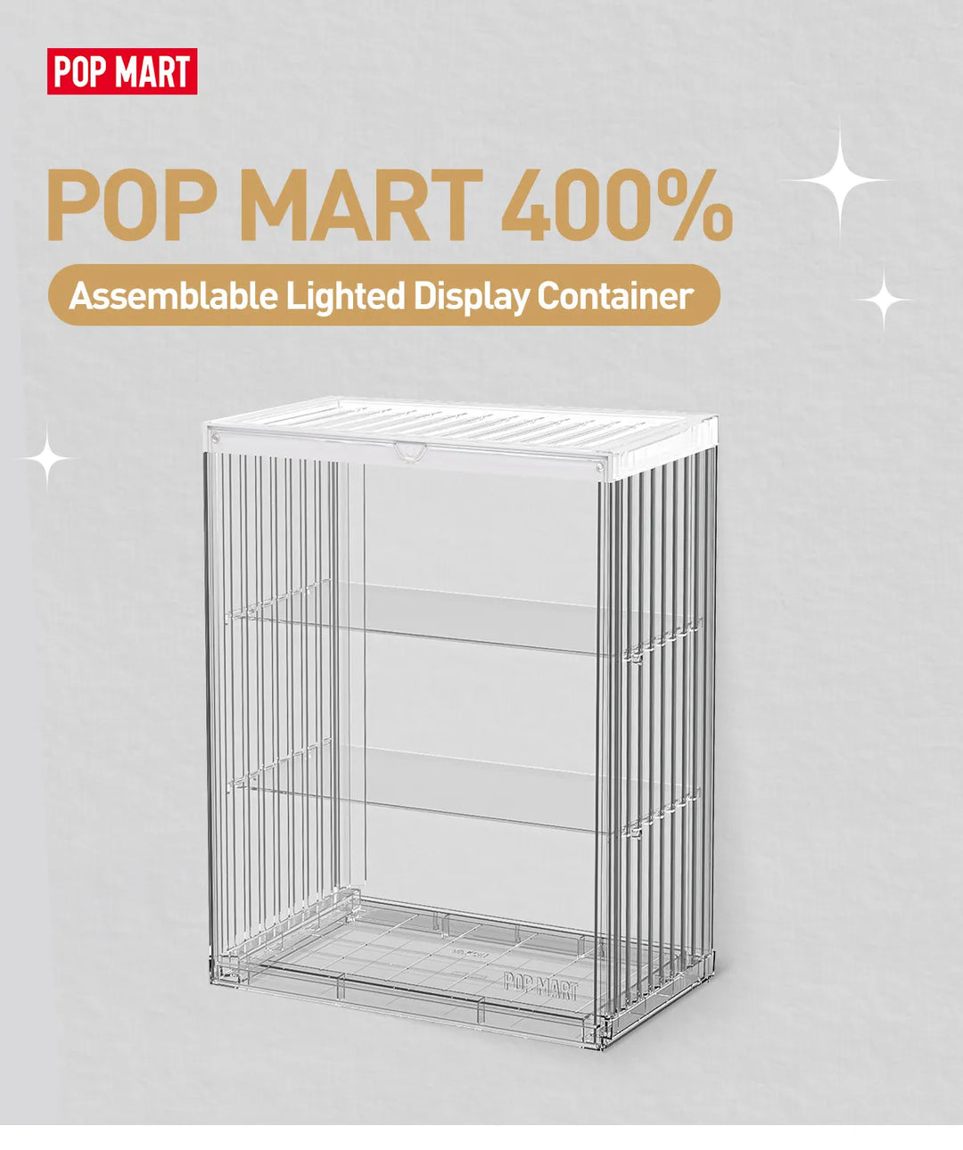 POP MART 400% Assemblable Lighted Display Container [Pre Order