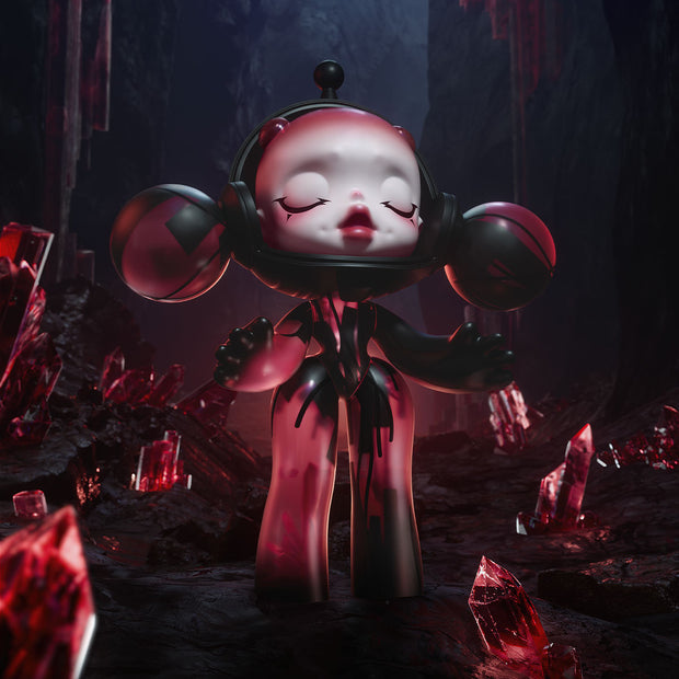 [pre order] MEGA α SKULLPANDA 400% Red Crystal