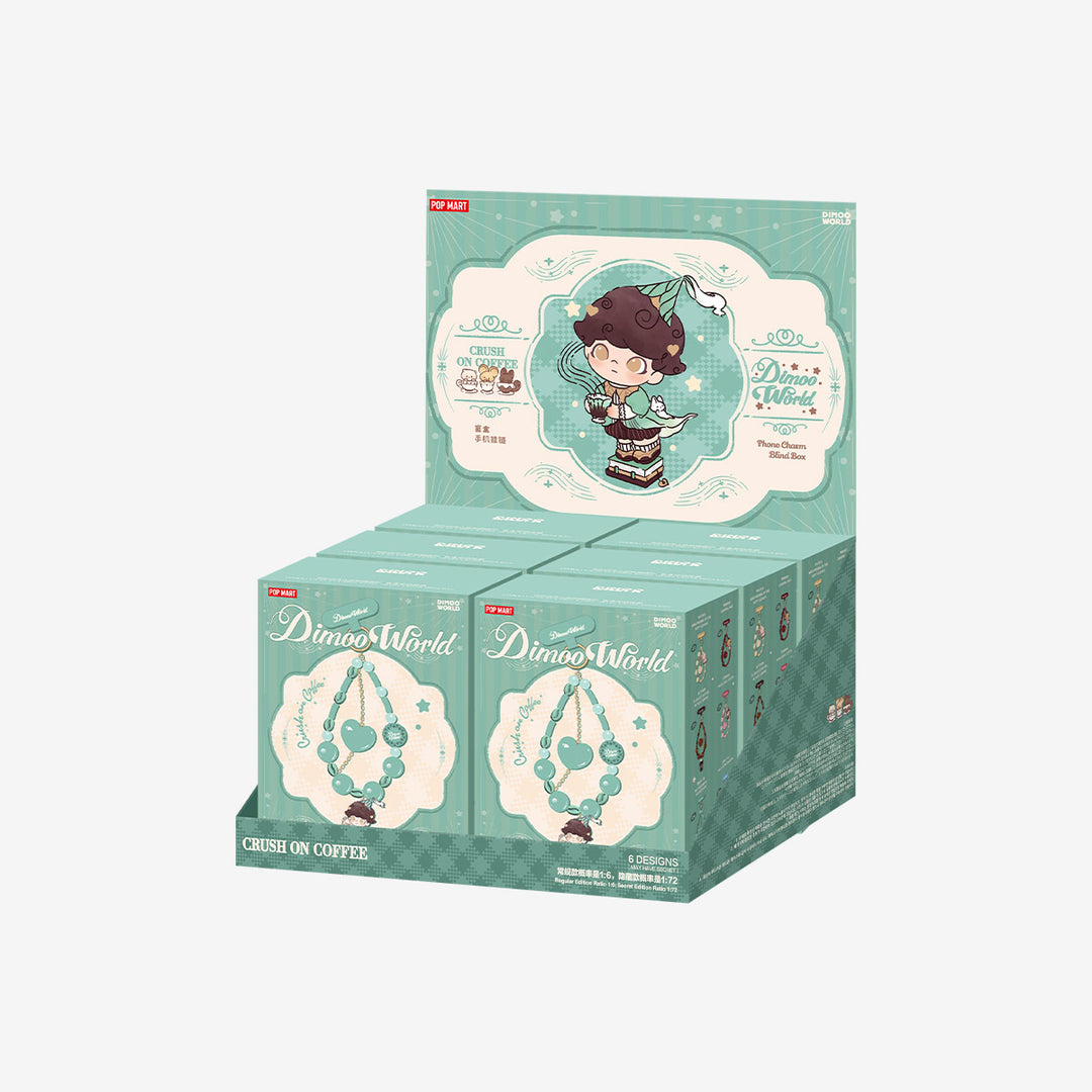pre order] DIMOO Crush on Coffee Series-Phone Charm Blind Box