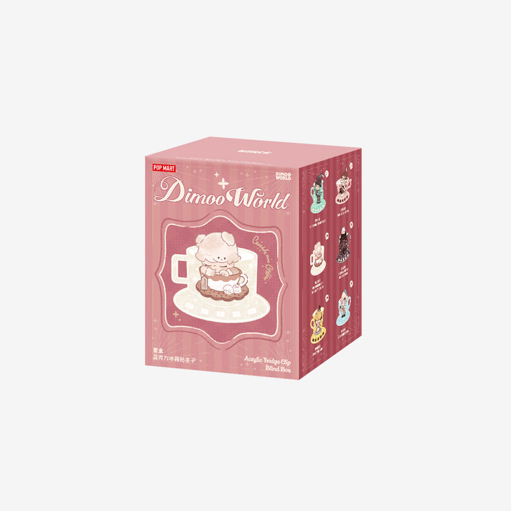 [pre order] DIMOO Crush on Coffee Series-Acrylic Fridge Magnet Clip Blind Box
