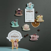 [pre order] DIMOO Crush on Coffee Series-Acrylic Fridge Magnet Clip Blind Box