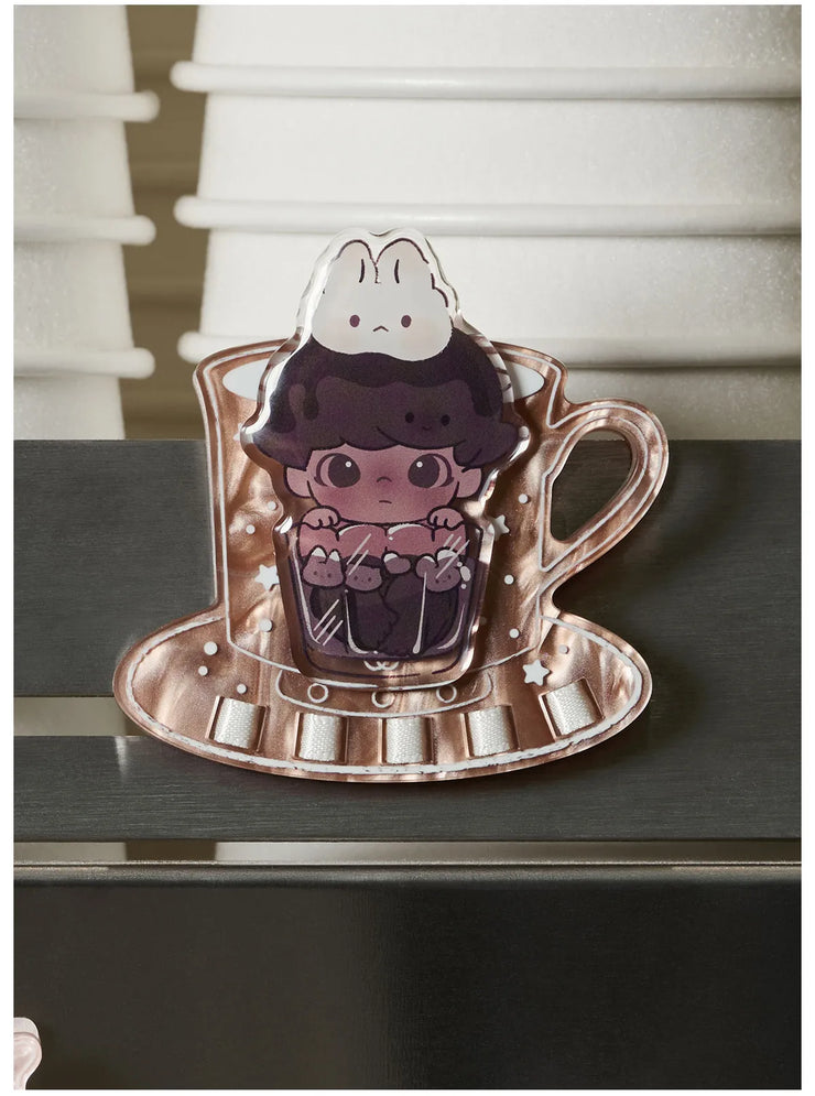 [pre order] DIMOO Crush on Coffee Series-Acrylic Fridge Magnet Clip Blind Box