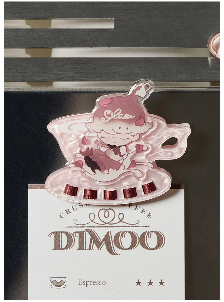 [pre order] DIMOO Crush on Coffee Series-Acrylic Fridge Magnet Clip Blind Box