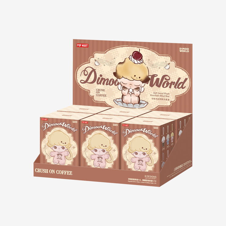 [pre order] DIMOO Crush on Coffee Series-Soft-faced Plush Keychain Blind Box
