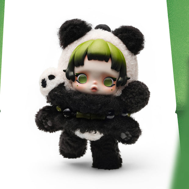 [pre order] SKULLPANDA Lazy Panda Plush Doll Pendant