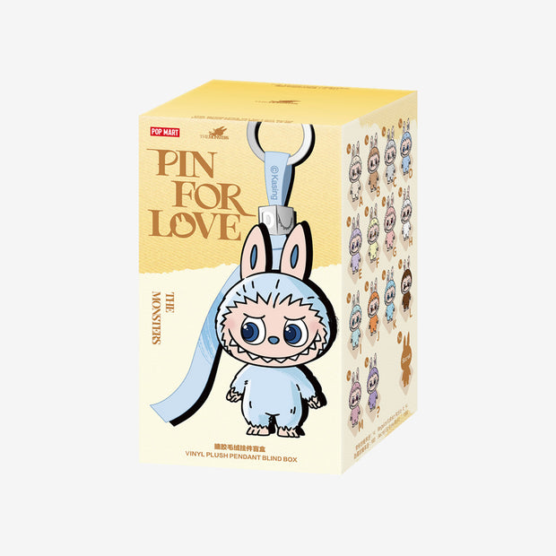 [pre order] THE MONSTER Pin for Love Series- Vinyl Plush Pendant blind box (A-M)