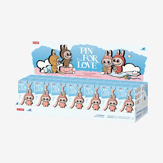 [pre order] THE MONSTER Pin for Love Series- Vinyl Plush Pendant blind box (N-Z)