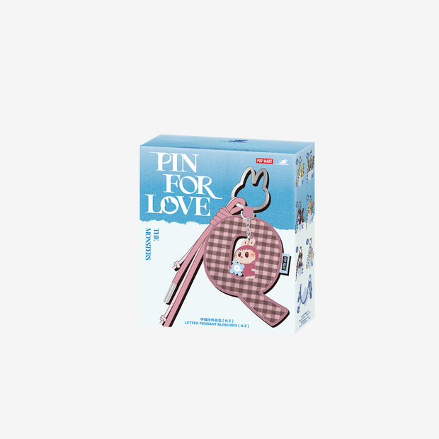 [pre order] THE MONSTERS Pin for Love Series- Letter Pendant Blind Box (N-Z)