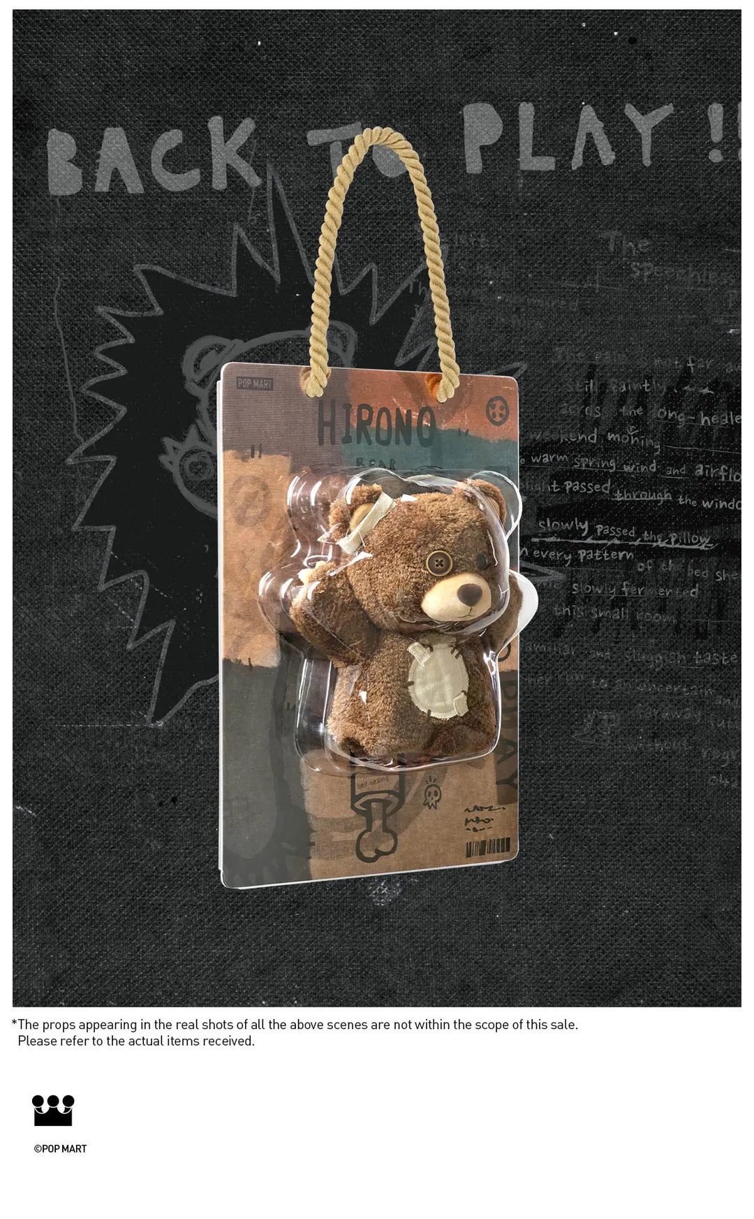 pre order] Hirono Bear Plush Hand Puppet – Little Mysteries