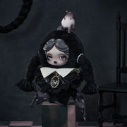 [pre order] SKULLPANDA × Wednesday Plush（Classic Dress Version）
