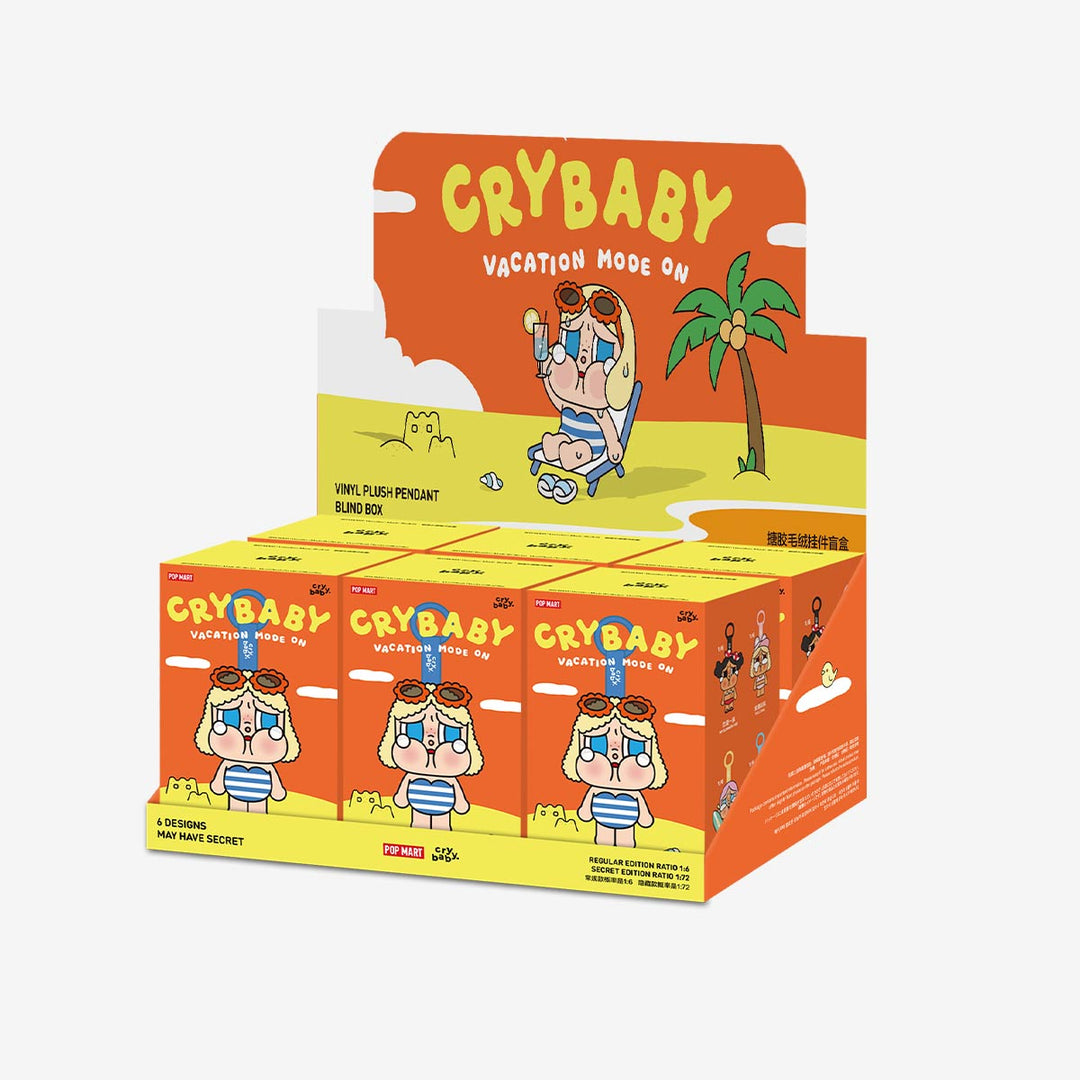 pre order] CRYBABY Vacation Mode On Series-Vinyl Plush Pendant
