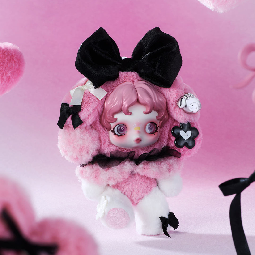 pre order] SKULLPANDA × Wednesday Plush（Classic Dress Version