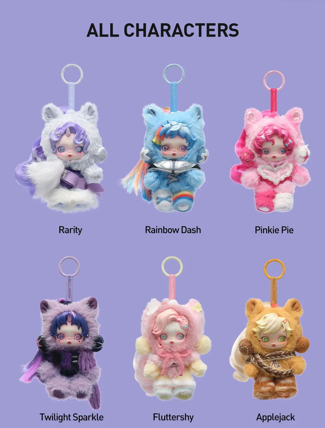 pre order] SKULLPANDA × XG Plush Doll Pendant – Little Mysteries