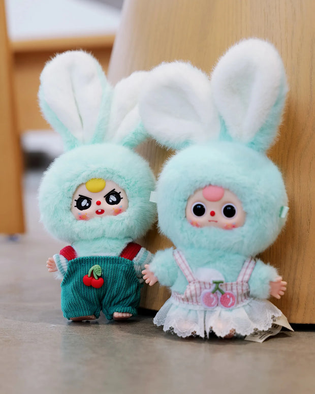 [pre order] Baby Three Rabbit Macaron Cute Mini Bunny Plush Blind Box