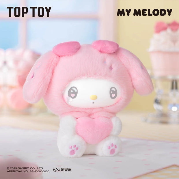 [pre order] my melody  50th Anniversary Milk Candy Series Plush Keychains Gift Blind Box
