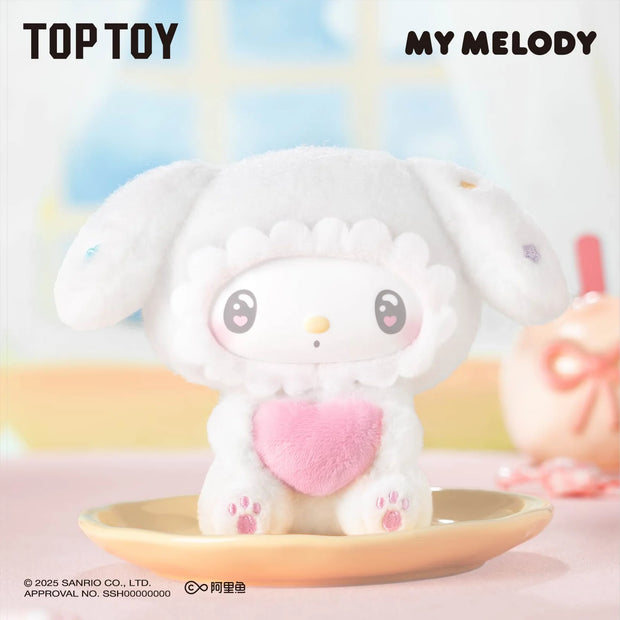 [pre order] my melody  50th Anniversary Milk Candy Series Plush Keychains Gift Blind Box
