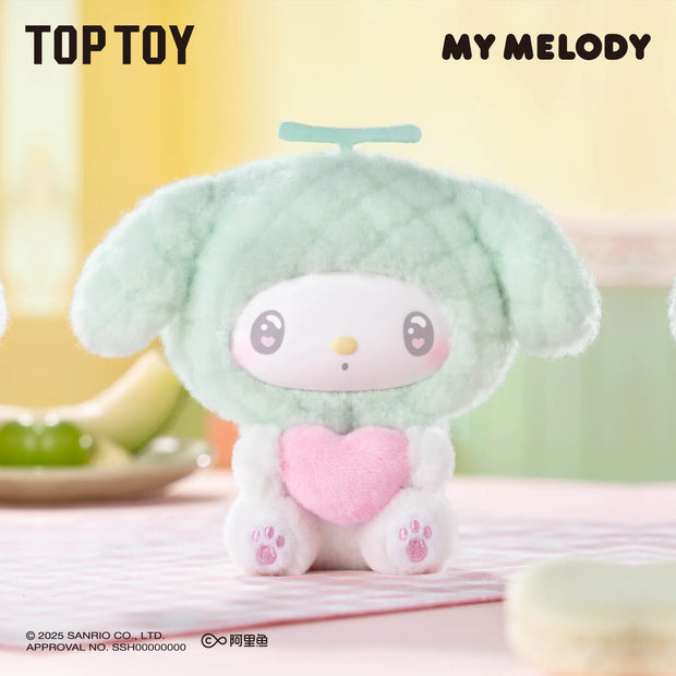 [pre order] my melody  50th Anniversary Milk Candy Series Plush Keychains Gift Blind Box
