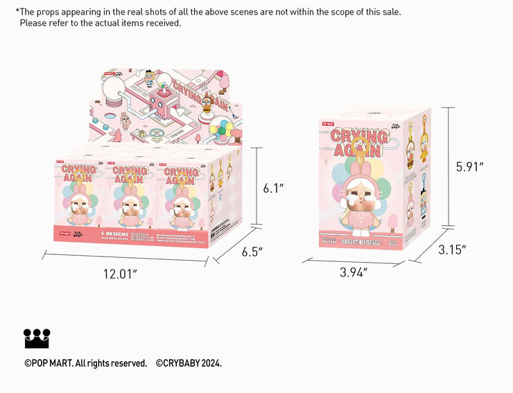 CRYBABY Crying Again Series-Vinyl Face Plush Blind Box