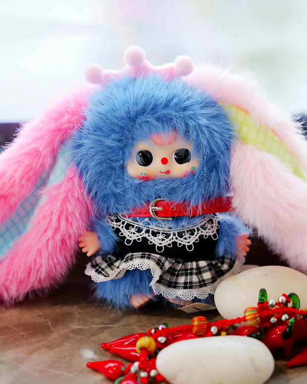 [pre order] Baby Three Rabbit Macaron Cute Mini Bunny Plush Blind Box