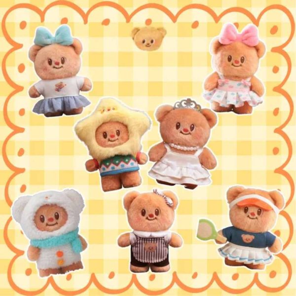 [pre order] Butterbear Versatile Wardrobe Plush Pendant Blind Box