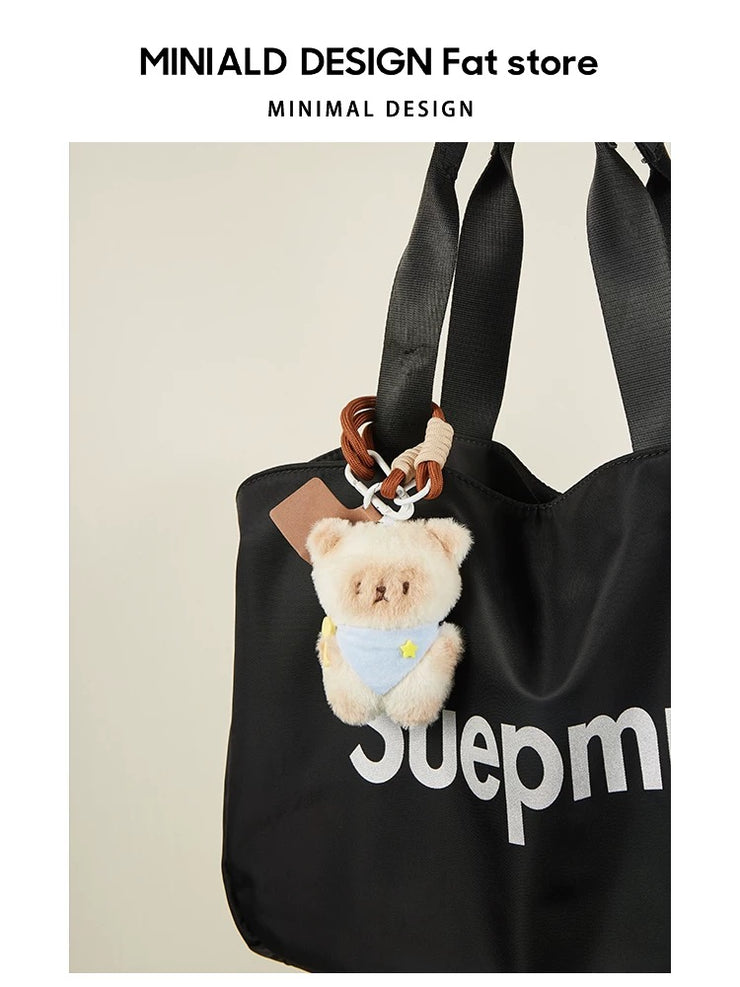 Cute beige bear bag charm [pre order]