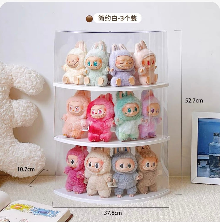 [pre order] Clear Storage Display Rack – Perfect for Plush, Blind Box & Mini Figures
