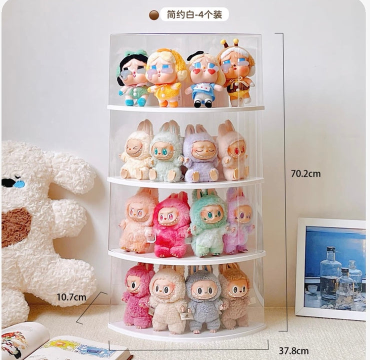 [pre order] Clear Storage Display Rack – Perfect for Plush, Blind Box & Mini Figures