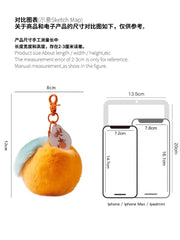 fur orange bag charm [pre order]