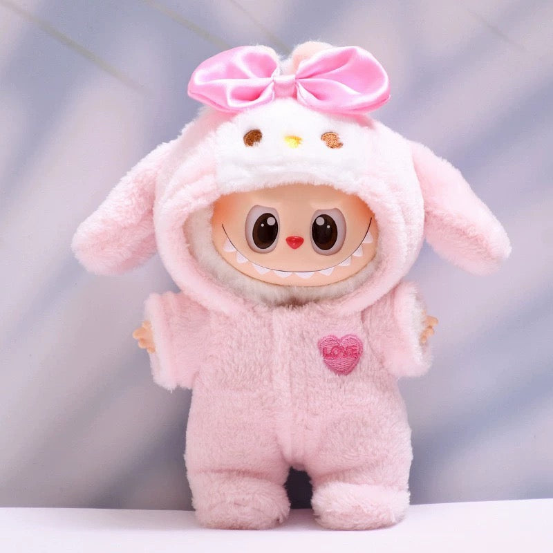 Labubu Doll Outfit – Soft Pink Pajamas [Pre order] – Little Mysteries