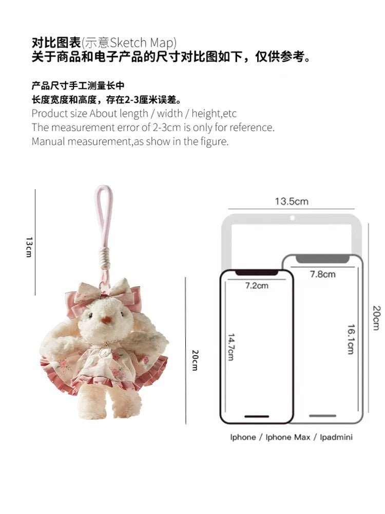 Cute bunny bag charm [pre order] – Little Mysteries