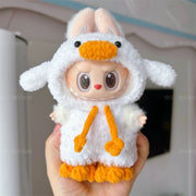 [pre order] Handmade Labubu Outfit- Cute duck edition