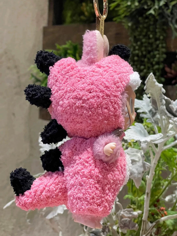 [pre order] handmade labubu dinosaur themed outfit