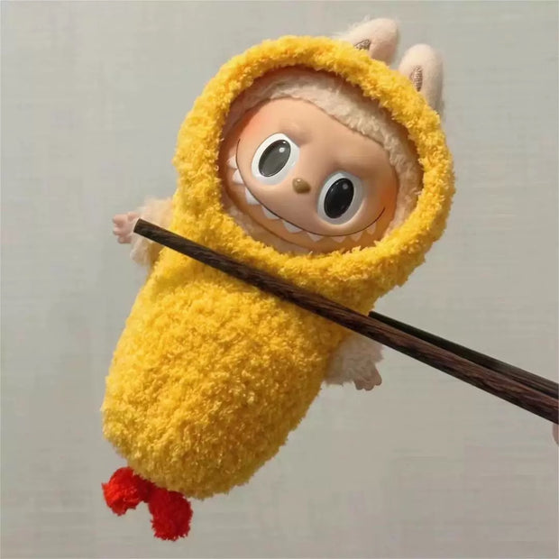 [pre order] Handmade Labubu Outfit- Fried shrimp