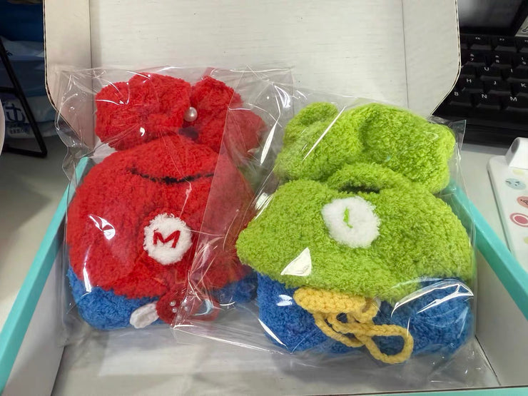Handmade Labubu Outfit – Mario And Luigi Edition [pre order]
