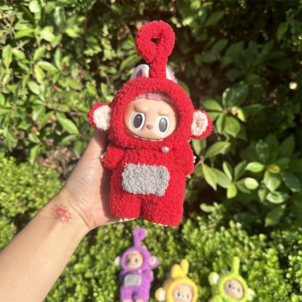 Handmade Labubu Outfit – Teletubbies  Edition [pre oder]