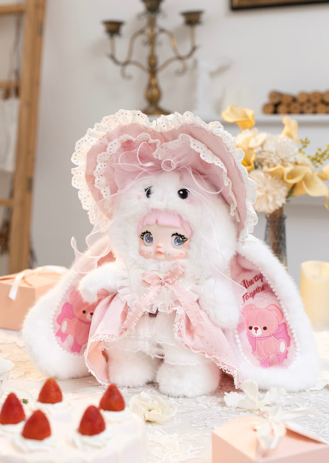 pre order] Dimoo Elephant in Moonlight Vinyl Plush Pendant